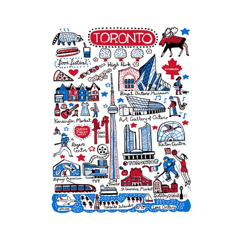 Toronto Cityscape Postcard - singles