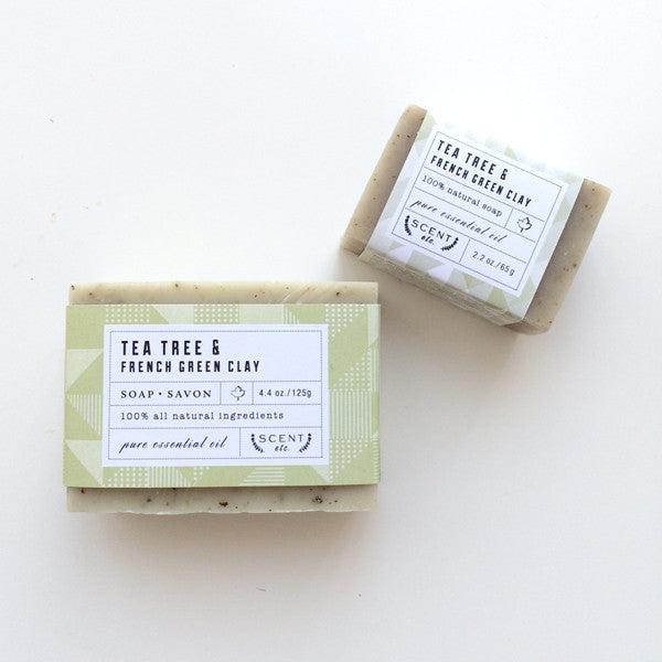 Tea Tree & French Green Clay mini soap