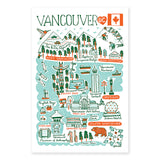 Cityscape Postcard set of 6 Feature - Toronto - Vancouver - Alberta - Ottawa - Nova Scotia - Montréal - Printed in Canada - Canada Souvenir Gift - value set