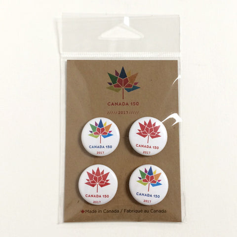Canada 150 pin button set 4 (SOLD OUT!)