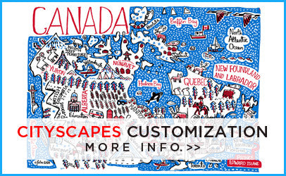 Commission your cityscape, custom Canada cityscape design