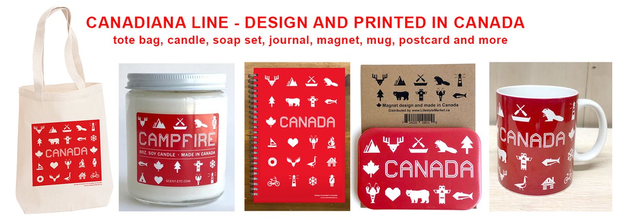 Canadiana design and print in Canada