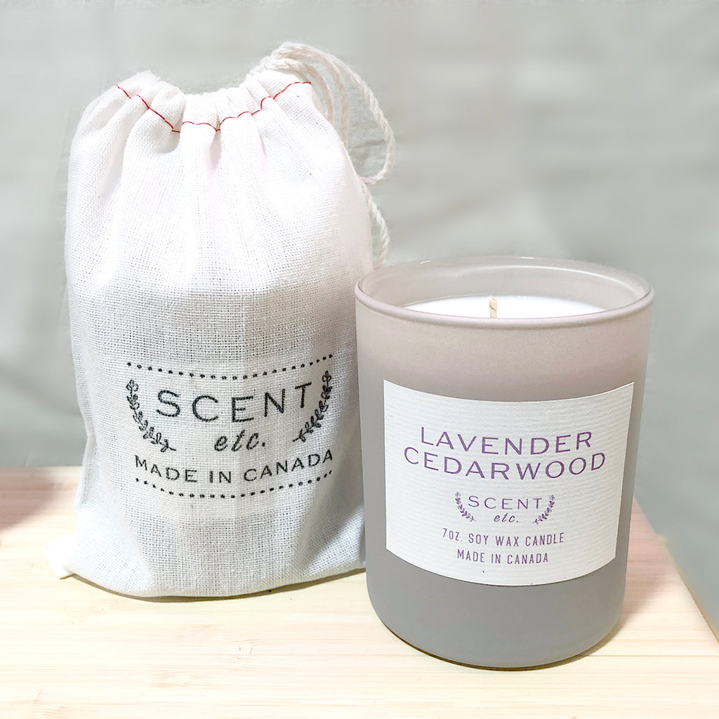 Lavender Cedarwood soy wax candle