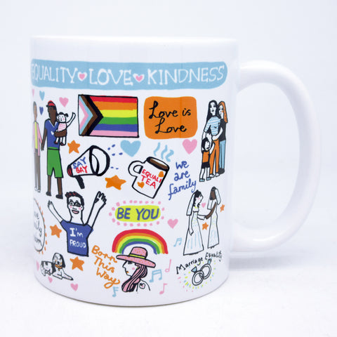 Love Wins ceramic mug