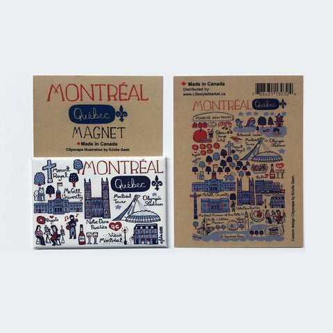 Montreal Cityscape magnet