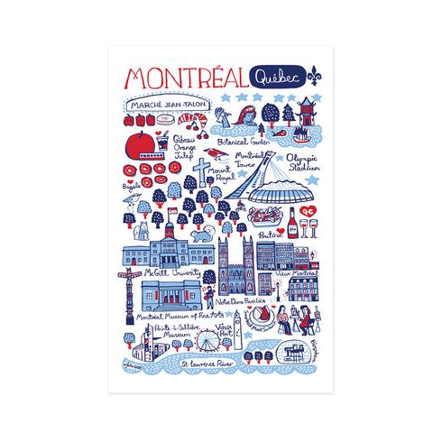 Montreal Cityscape postcard