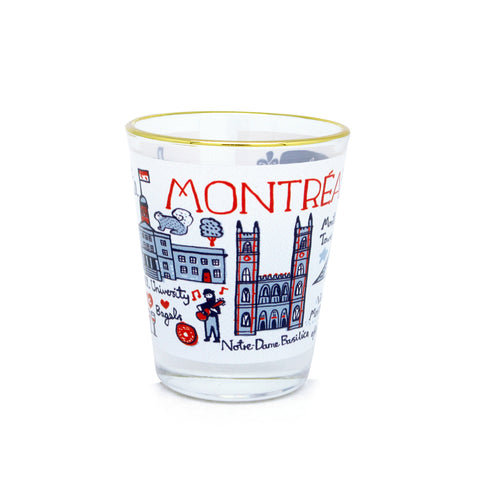 Montreal Cityscape shot glass