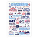 Nova Scotia Cityscape Postcard set of 8