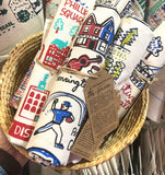Nova Scotia Cityscape Tea Towel