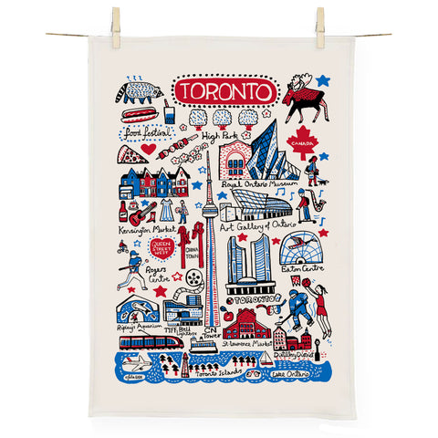 Toronto Cityscape Tea Towel