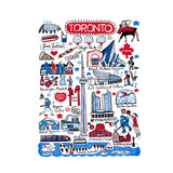 Toronto Cityscape Postcard - singles