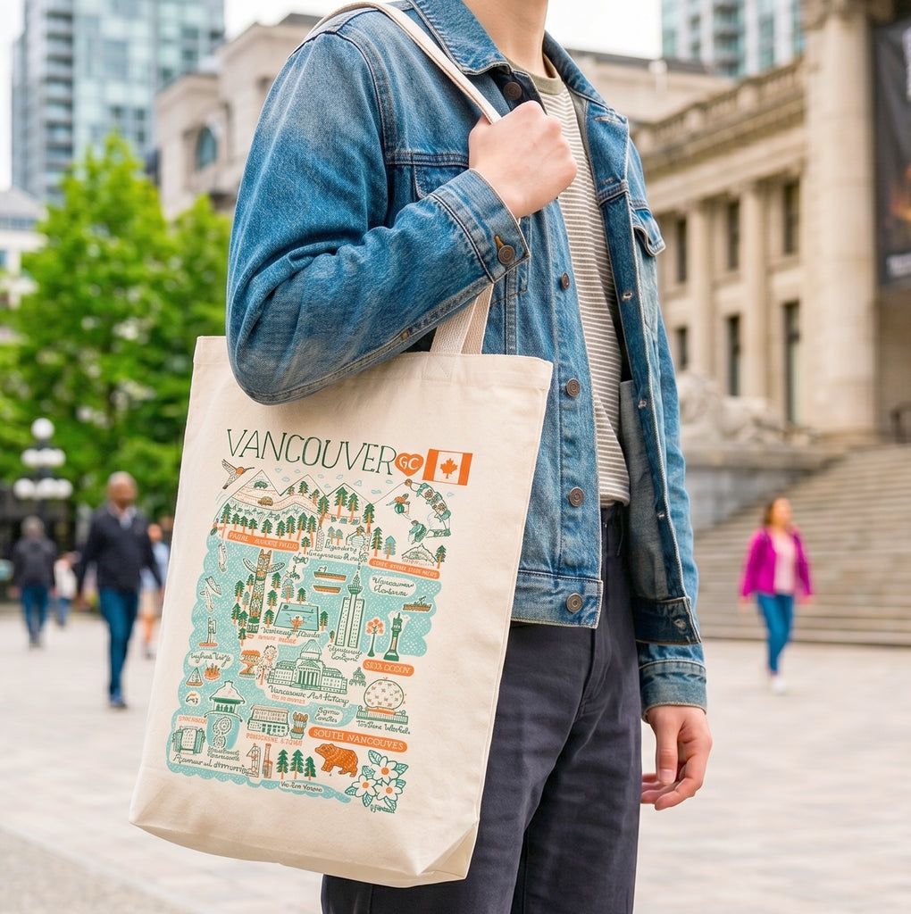 Vancouver Cityscape tote bag