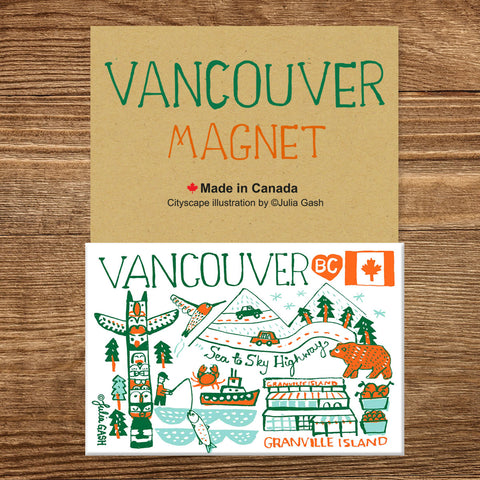 Vancouver Cityscape magnet