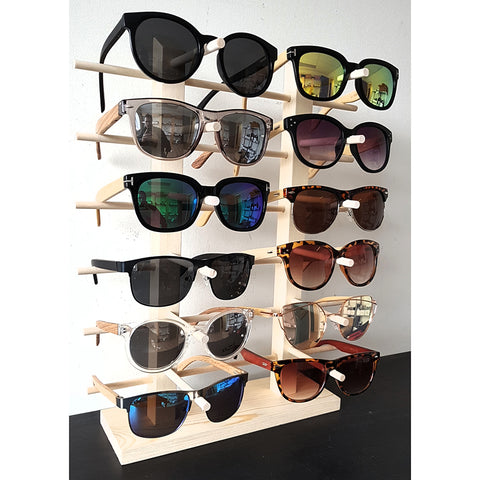 36 Bamboo sunglasses value-pack with tabletop display