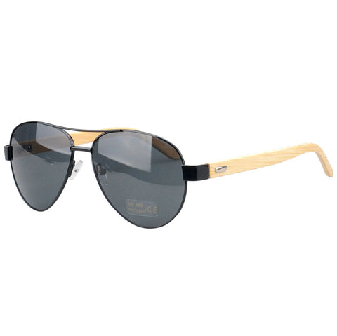 Jacaranda Aviator Sunglasses (Black)