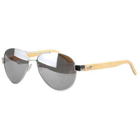 Jacaranda Aviator Sunglasses (Silver)