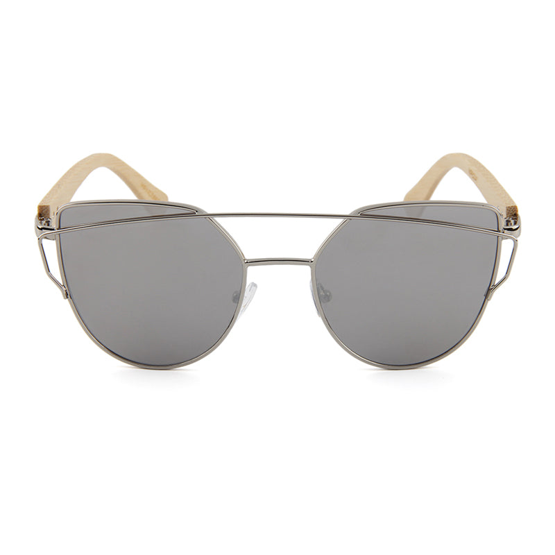 Olive Sunglasses (Silver)