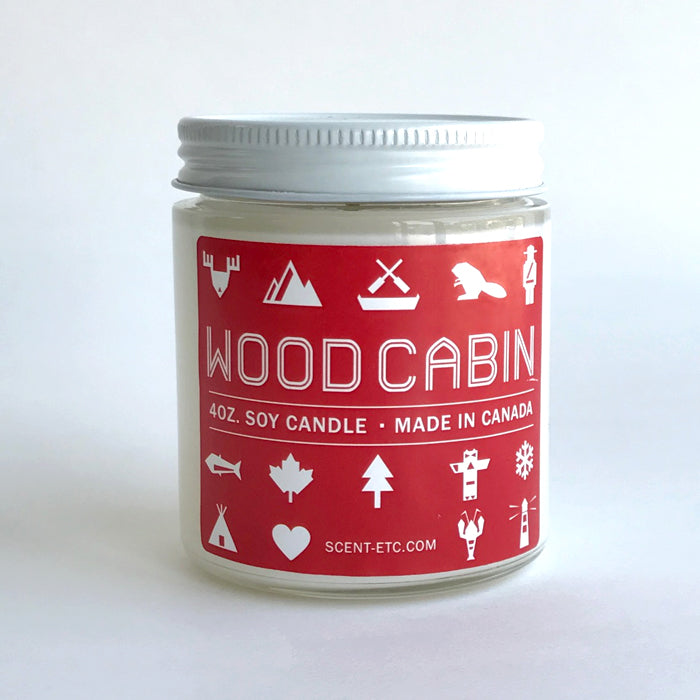 Canadiana candle - 4 oz. Wood Cabin