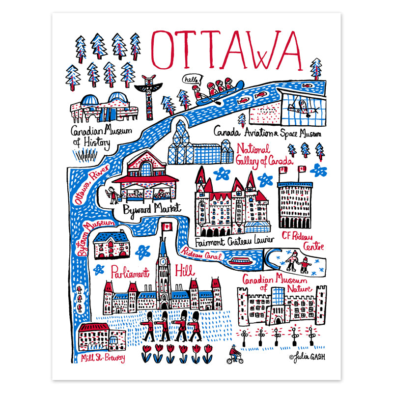 Ottawa Cityscape Print Art