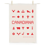 Canadiana tea towel