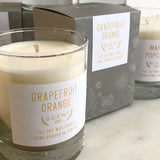 Grapefruit Orange soy wax candle