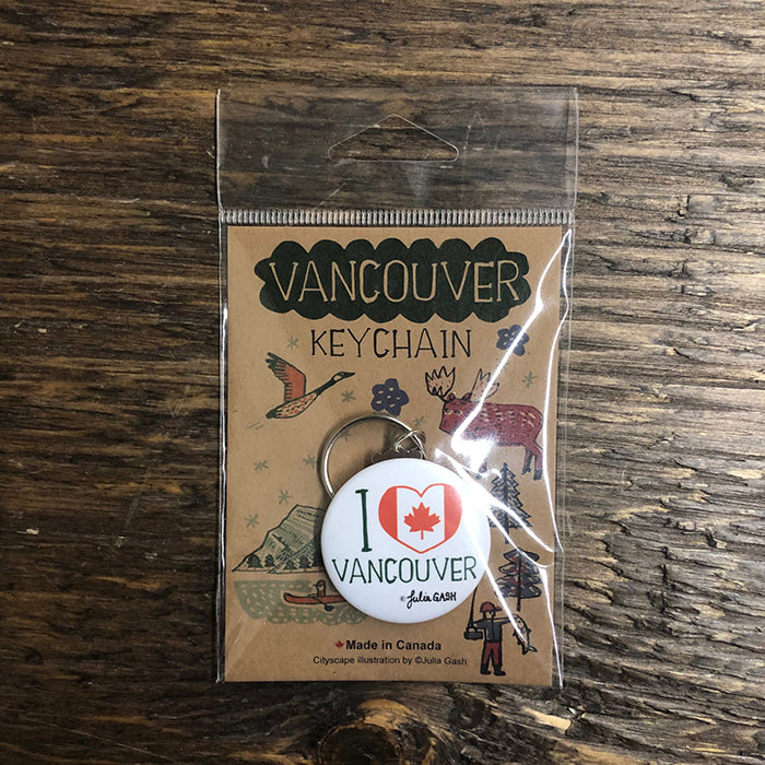 Vancouver Cityscape Keychain