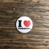 i heart Toronto pin button
