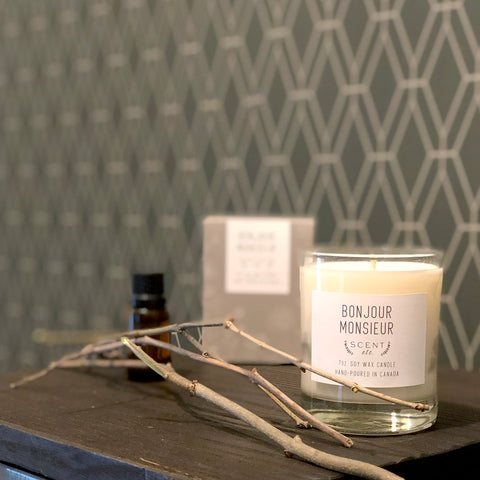 Bonjour Monseiur soy wax candle