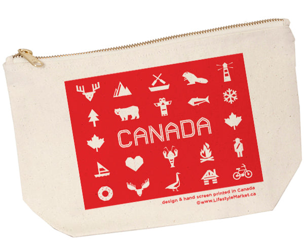 Canadiana Zip Pouch