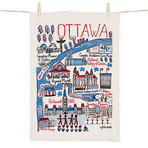 Ottawa Cityscape Tea Towel