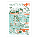 Vancouver Cityscape Postcard