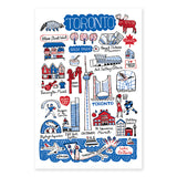 Cityscape Postcard set of 6 Feature - Toronto - Vancouver - Alberta - Ottawa - Nova Scotia - Montréal - Printed in Canada - Canada Souvenir Gift - value set