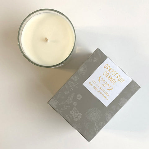 Grapefruit Orange soy wax candle