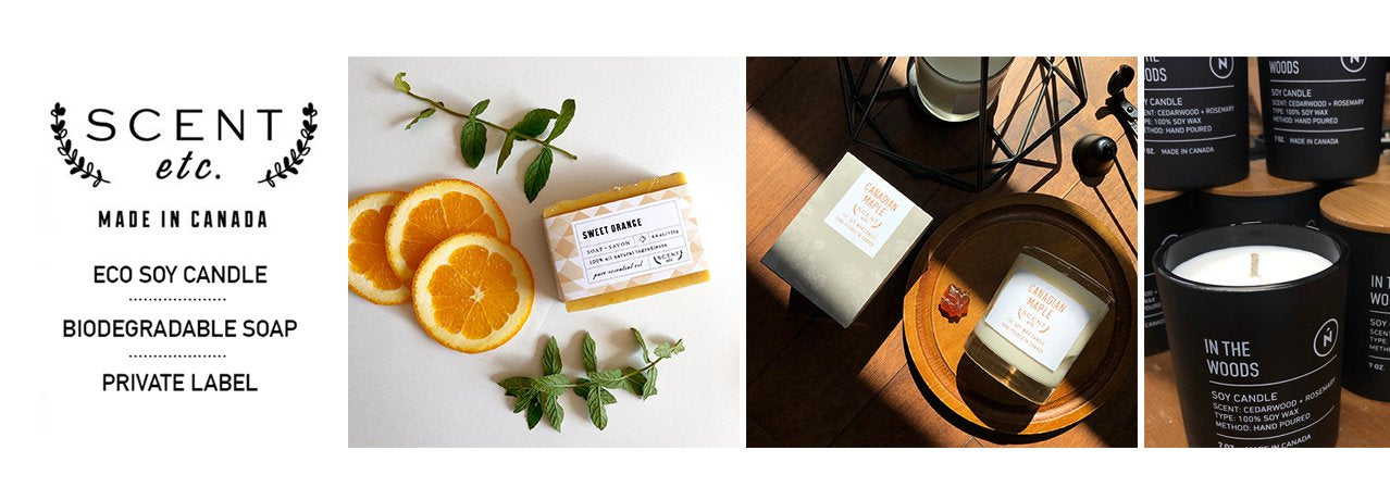 Scent etc. soap, candle & private label